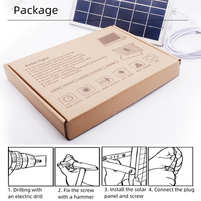 60W 80W 100W 150W Solar LED Floodlight Outdoor For Wall Light IP65 Led Tube Light Fluorescent With Solar Panel