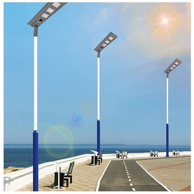 150lm/w 3000K - 6500K Solar LED Street Light With Lithium Iron Phosphate Battery