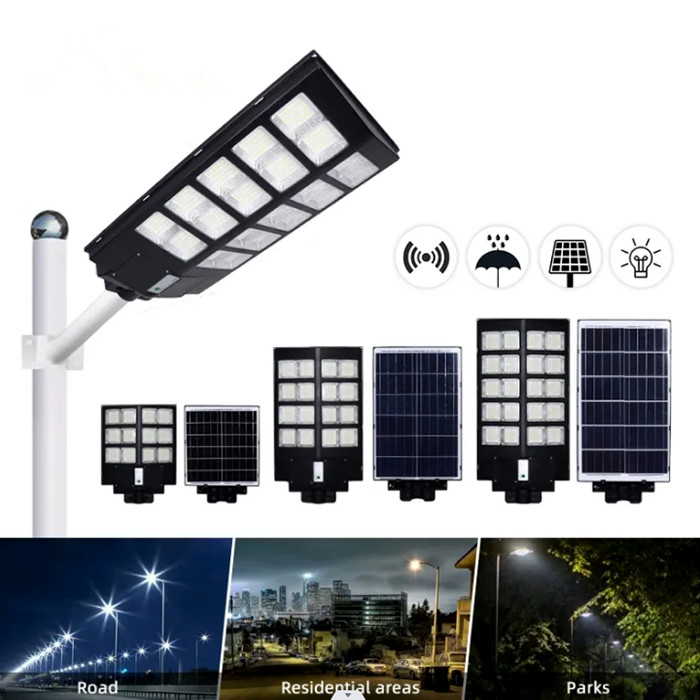 12V Integrated Solar Lighting System for 5-8m Installation Height